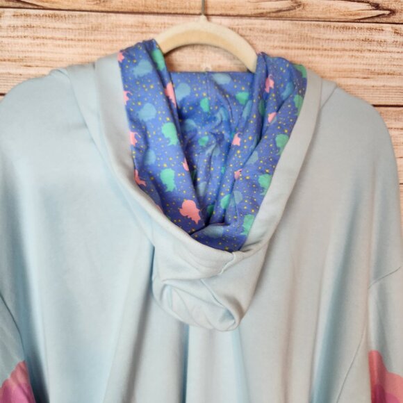 NWT Loungefly Disney Sweatshirt Adult 2X Sleeping Beauty Castle Fairies Hoodie - Picture 16 of 16